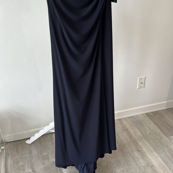 Ieena Mac Duggal 26517 Sleeveless Foldover Off Shoulder Gown Dress NWT Women’s 8 - Picture 5 of 14